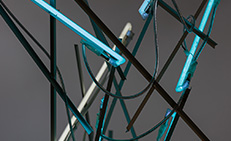 Neoninstallation (Detail) Atelier Dransfeld Berlin - Installationen