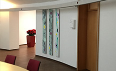 Triptychon im Empfangsbereich der Salus-Klinik Köln-Hürth - Impressionen