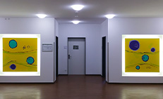 Hinterleuchtete Wandarbeit - Salus-Klinik Hürth - Klinik & Kunst